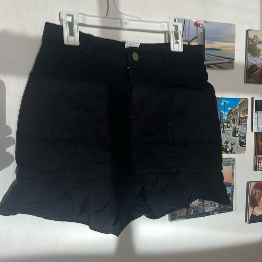 black mini skirt (has shorts underneath) used twice